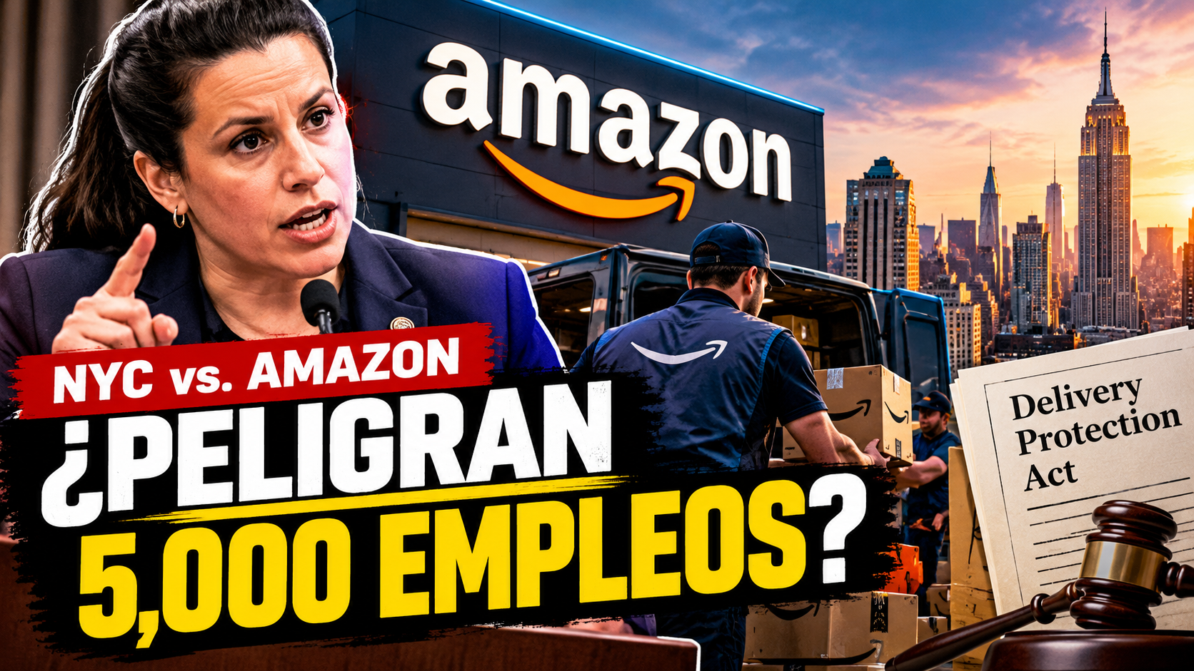 New York Faces a Labor Battle That Could Change How Amazon Makes Deliveries